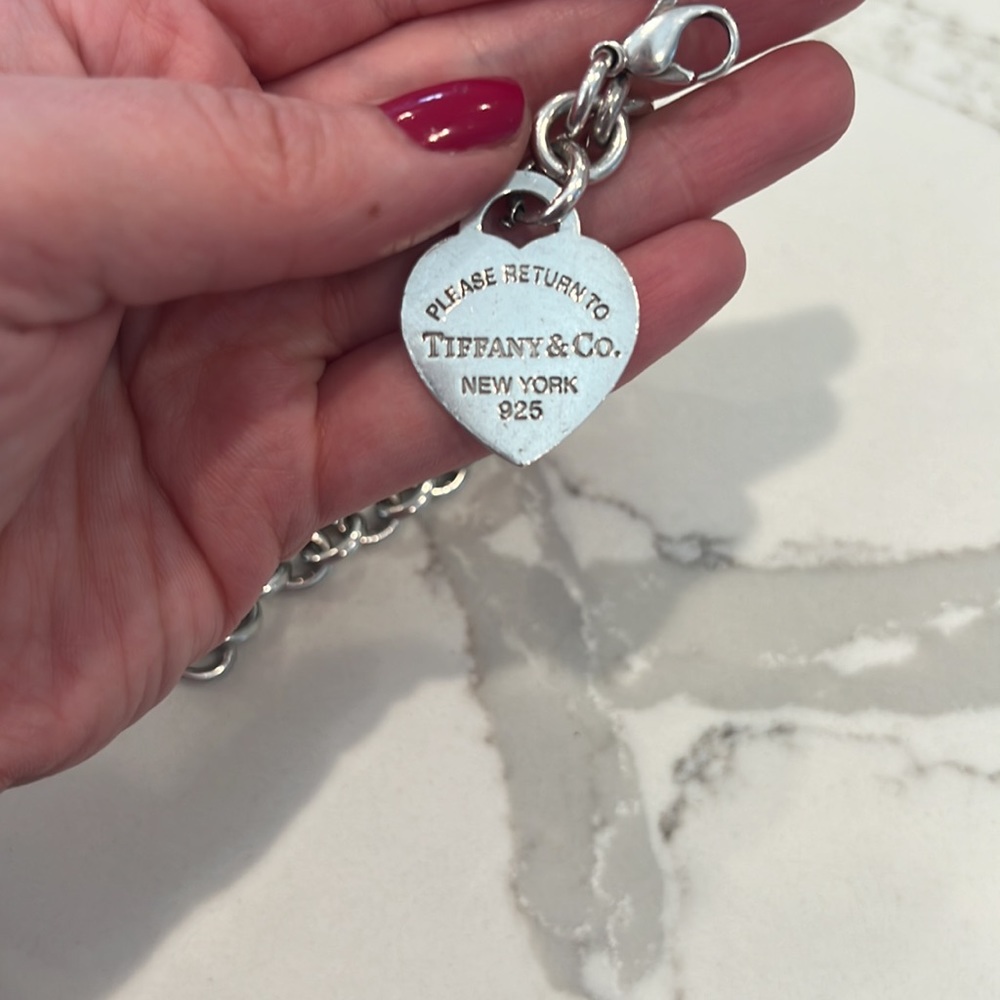 Tiffany & Co. Please Return to Tiffany Bracelet & Charm
